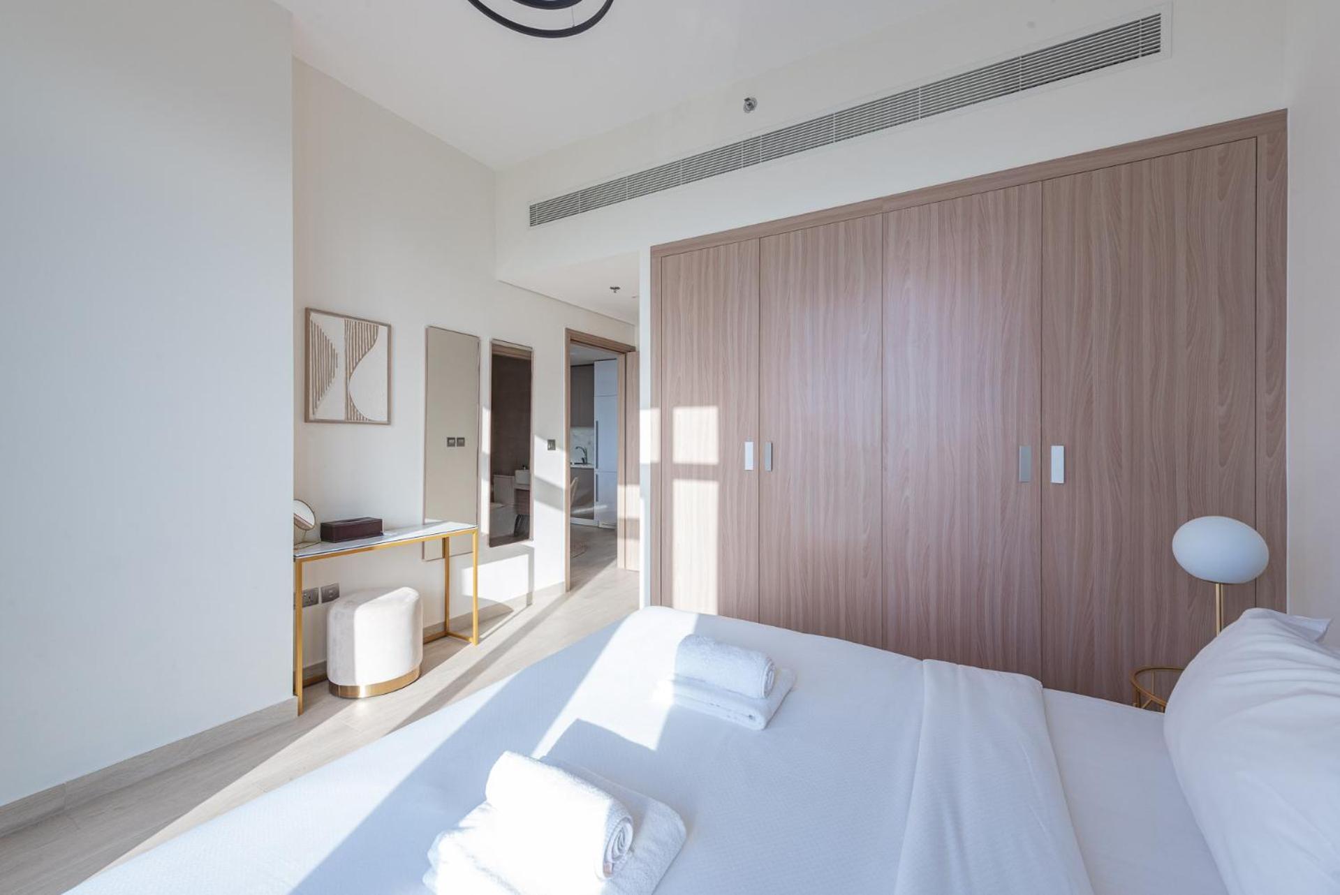 Apartament Cozy & Convenient 1Br Haven In Al Jaddaf Dubaj Zewnętrze zdjęcie
