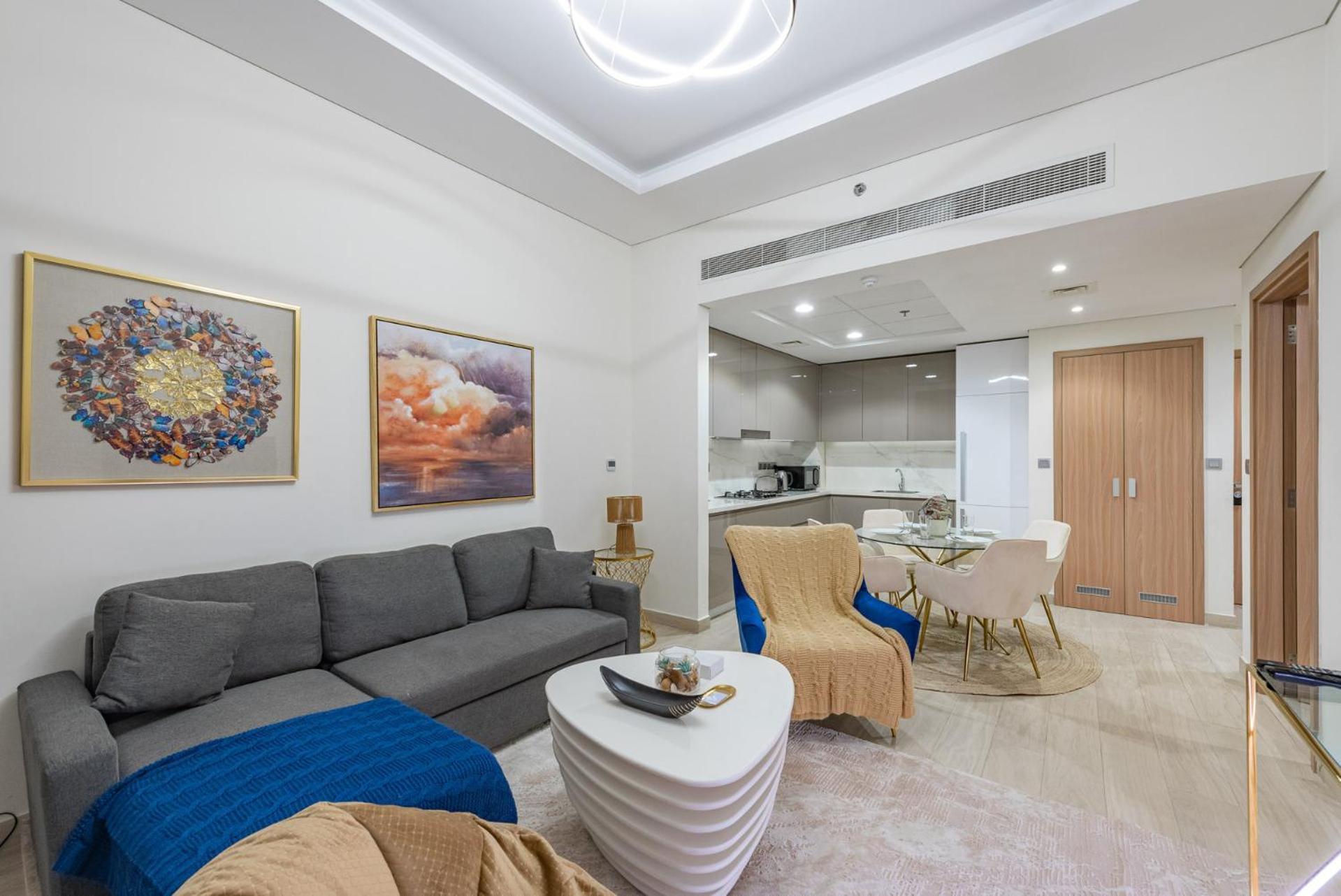 Apartament Cozy & Convenient 1Br Haven In Al Jaddaf Dubaj Zewnętrze zdjęcie